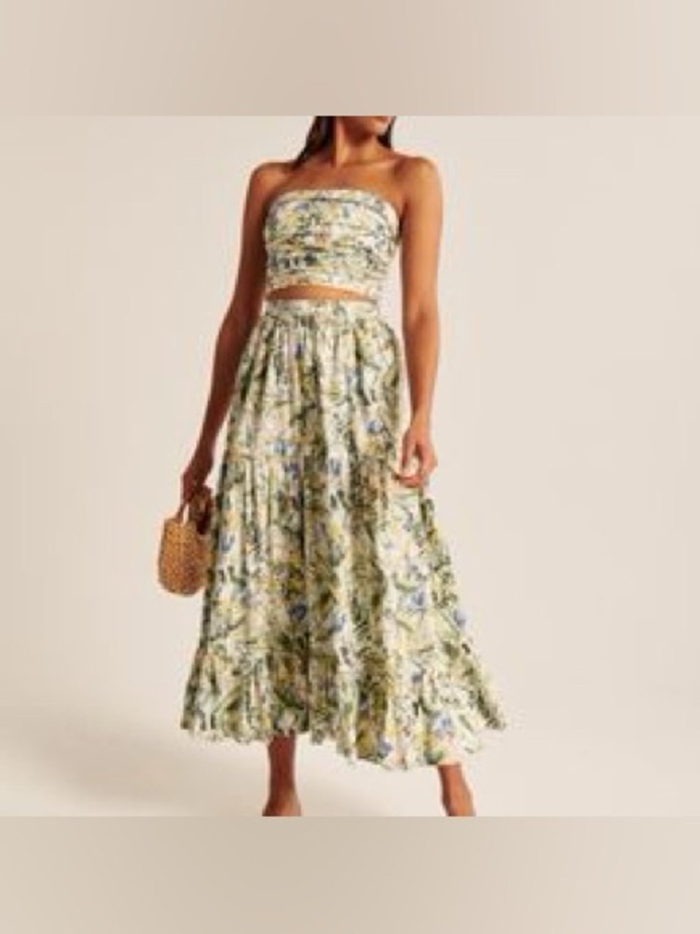 Abercrombie & Fitch floral set sz M - Picture 3 of 11